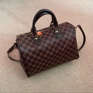 Checkered boutique bag